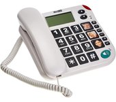 Maxcom Telefono Fijo Kxt480 Blanco