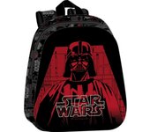 SAFTA - MOCHILA 3D STAR WARS 33x27 cm - Mochila con Asas Ajustables y Espalda Ergonomica - Mochila con Compartimientos con Cremallera - Mochila Diseño Único y Licencia Oficial By STAR WARS