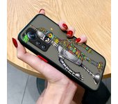 Cartoon Futurama Robot Bender Phone Case For Redmi Note 12 11 10 9 8 Pro Plus Pro S T 5G Matte Frosted Translucent Cover