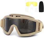Gafas antivaho, gafas tácticas para airsoft, paintball, esquí, antipolvo, antivaho, protección ocular