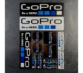 Reflective Motorcycle accessories stickers Decals waterpr For GOPRO