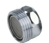 ADAPTADOR ROSCA PARA CONEXION AL GRIFO DE COCINA. MACHO Ø26,5mm (3/4) A HEMBRA M22x1mm. GARDENA