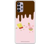 Funda original compatible con Samsung Galaxy A32 5G - Bob Esponja y Patricio Ba?o