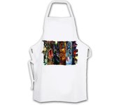 MERCHANDMANIA DELANTAL la leyenda del heroe verde sagas videojuegos jefes finales cocina kitchen apron