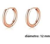 1 Pair Rosegold Tone Stainless Steel Multiple Piercing Small Huggie Hoop Earrings CZ Cartilage Stud Earrings Set for Women
