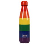 BOTELLA TERMICA I-DRINK LOVE IS LOVE MULTICOLOR 500 ML ACERO INOXIDABLE - SIN BPA I-TOTAL