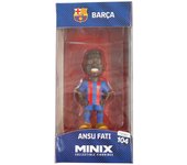 Figura Minix Ansu Fati FC Barcelona 12cmFigura  Coleccionable - Idea de Regalo- Mercancia Oficial - Juguetes para Niños y Adultos - Movies Fans - Muñeco para Coleccionistas y Exposición