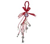 Keychain Charm Enamel Double Side Saint Benedict Medal Protection Cross Blessing Charm Christian Jewelry Easter Gifts