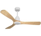 Ventilador de techo Reversible Termostato Wifi Motor DC Techos Inclinados Mando a Distancia Hypersilence Memoria