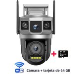 4G-SIM IP Camera WiFi 12MP 6K Dual Lens Triple Screens Smart Network Wireless Monitor V380 Security Protection CCTV Home Cameras