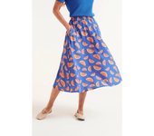 Compañia Fantastica Falda Midi Estampado Pomelos
