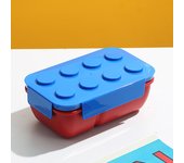 Creative Sealed Lunch Box Color Building Blocks Bento Box For Children's Student Portable Outdoor Picnic Fruit Salad Box