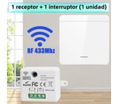 Wireless Light Wall Switch RF 433Mhz Remote Control 1/2/3Gang Interruptor Smart Lighting Switch For Lamp LED 10A 110V 220V