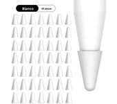 50Pcs/set Tip Cover for Apple Pencil 2nd 1st Generation Nib Case Candy Color Stylus Pen Point Sleeve Silicone Protective Cover