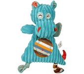 Juguete de Peluche Hipopótamo Bubidou para Perros y Gatos – Suave, Divertido y Apto para Cachorros