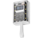Mars Gaming MPK-10K, Power Bank Compacta 22.5W, Carga Rápida QC3.0 & PD3.0 10000mAh, Monitorización Inteligente de Batería con Carga Múltiple, Cordón + Linterna LED, Conectividad Universal, Batería Externa en Negro o Blanco