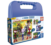 Puzzles progresivos 6-9-12-16  piezas Spidey y sus increíbles amigos en maletin (Educa 19580)