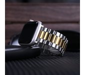 For Apple Watch 10 46mm Strap Metal Business Bracelet Band For iWatch 10 Series 42mm Ultra 49mm 38/40mm Stainless Steel Correa