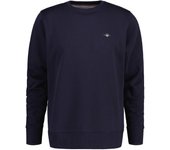 GANT Sudadera Hombre - REGULAR SHIELD C-NECK SWEAT, cuello redondo, mezcla de algodón REGULAR SHIELD C-NECK SWEAT