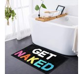 English Get Naked Bath Mat Soft Tufted Bathroom Rugs Bathtub Mat Entrance Doormat Living Room Apartment Home Decor Carpet