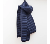 2024 Men Winter Coat Fashion Hooded White Duck Down Jackets Plus Size Ultralight Down Coat Portable Slim Down Parkas