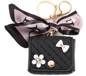 Fashion Leather Earphone Storage Bag Mini Creative Keychain Solid Color Pendant Earphone Case Bluetooth Headset Cover