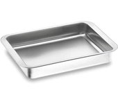 LACOR Bandeja Metálica Rustidera Lacor | Inoxidable | 40 x 31 x 6 cm | Bandeja horno de acero inoxidable | Lacor