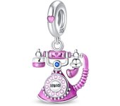 925 Silver Red Apple Green Spirit Snake Pendants Pink Robot Camera Charms Beads Fit Qikaola 925 Original Bracelets DIY Jewelry