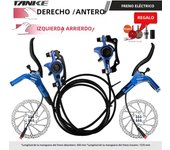 TANKE E-Bike MTB Hydraulic Disc Brake Set Electric E Scooter Power Control Shifter Bicycle Brakes 160mm rotors Aluminum Alloy