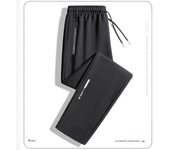 All-in-one sweatpants boys fall 2024 new loose straight leg casual pants fashion brand handsome youth sweatpants