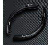 Universal Upgrade Non-Slip Carbon Fiber Car Steering Wheel Cover For Renault Megane 2 3 4 Twingo Clio Talisman Captur Trafic RS