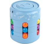 Cube Mágico giratorio de descompresión, Cubo Mágico, Cubo Mágico de Cuentos, Juguete de escretorio, Cubo Mágico giratorio, juguetes Educativos para aliviar el estrés (Azul)