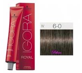 Tinte Igora Royal 6-0 Rubio Oscuro Natural 60 ml. Schwarzkopf
