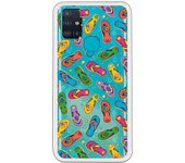 Funda compatible con Samsung Galaxy M51 - Patron sandalias