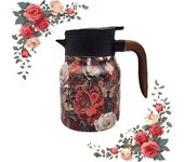 Termo de té Raidley Vintage Floral Pattern, infusor incorporado, acero inoxidable, 800 ml, estampado floral