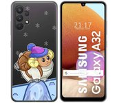 Tumundosmartphone Funda Gel Transparente para Samsung Galaxy A32 4G diseño Cabra Dibujos