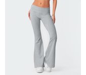 Women Flare Leggings High Waist Wide Leg Yoga Pants Seamless Fitness Workout Tights Gym Sports Trousers Casual Slimming Clothing