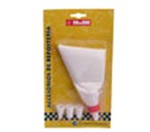 Ibili decorador tarta manga plastico+5 boquillas blister 756300