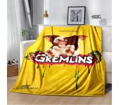 Gremlins cartoon printing blanket children's warm blanket flannel soft and comfortable blanket home travel blanket birthday gift