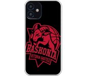 Funda original compatible con iPhone 12 Mini - Baskonia escudo rojo fondo negro