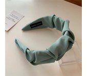 Korean Hair Accessories Solid Color Cotton Crumpled Women's Head Hoop Wide Bezel Makeup Hairbands for Ladies Headwear 2023 New