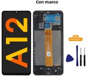6.5" A12 Display For Samsung Galaxy A12 A125F A127F LCD Display Touch Screen Digitizer For Samsung A12 Screen Replacement