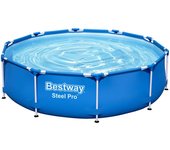 VidaXL Piscina desmontable Bestway Steel Pro 4678L FrameLink System azul Ø305x76 cm