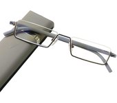 May Flower Metal Anti-Blue Light Reading Glasses Men Half Frame Prescription Eyeglasses Male TR90 Eyewear With Case óculos +1.75