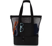 High Capacity Women Mesh Transparent Bag Double-layer Heat Preservation Large Picnic Beach Bags