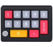 Programable totalmente caliente interruptor mecánico intercambiable 7 color RGB luz Juego Mini teclado