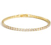 Colorful Crystal Tennis Bracelet for Women Waterproof Multicolor 3MM CZ Wedding Birthstone Hand Chain Jewelry Wholesale