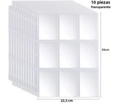 A4 Kpop Photocard Binder Sheets Multiple Pockets Sleeve PP Acid Free 4x6 Photo Album Refill Pages Card Stamp Die Jewelry Storage