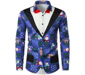 Camisa de Navidad con estampado de Alce de árbol Dorado brilliant