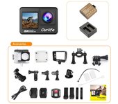 5K Action Camera 4K60FPS 2.0 Inch Touch Screen Wi-Fi 170° Wide Angle 30M Waterproof Helmet Video Recording Sports Cameras